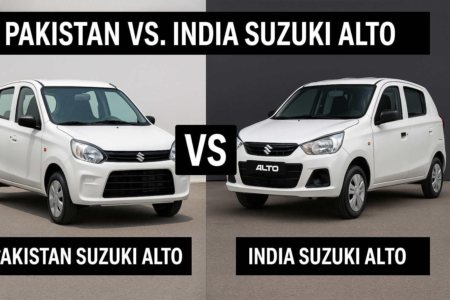Pakistan vs. India Suzuki Alto: Ultimate Comparison Guide 2025Introduction: Why Compare Pakistan vs. India Suzuki Alto?